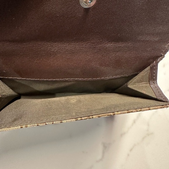 Vintage Christian Dior Brown Trotter Raster Saddle Bi-Fold Wallet - Picture 8 of 10